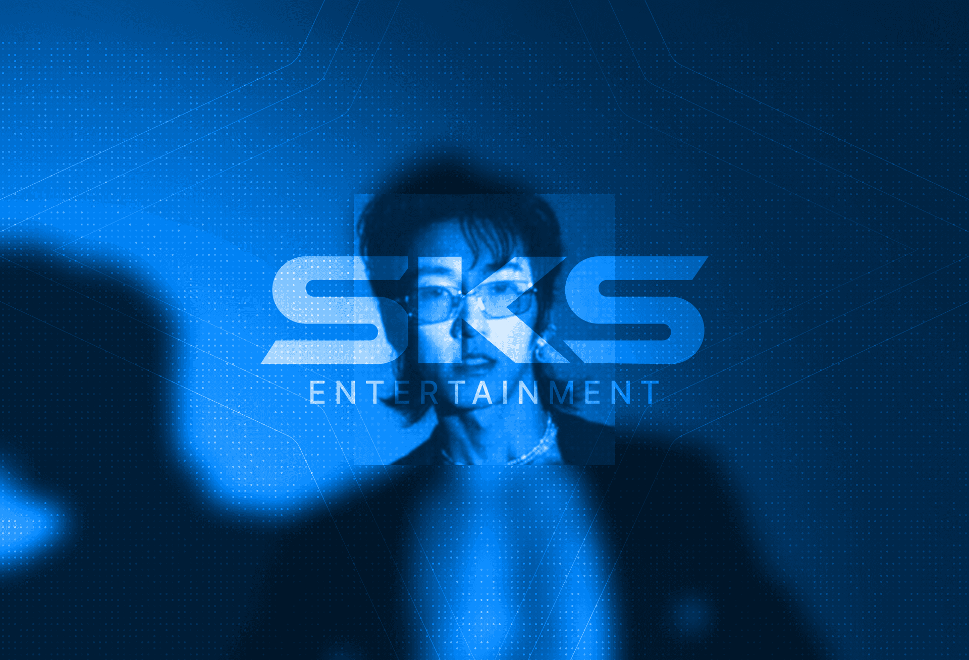 SKS Entertainment: A K-pop record label, branded in one pass.